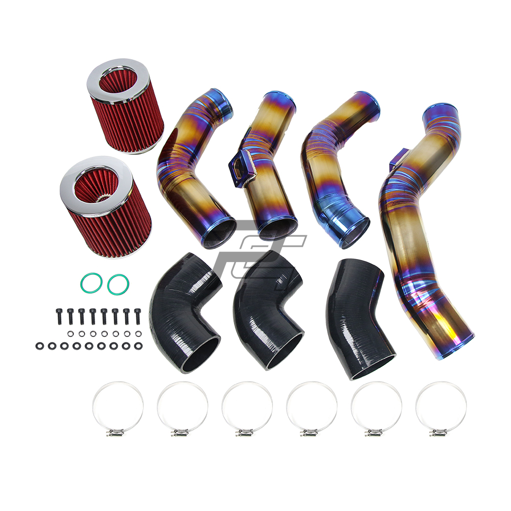 S55 Titanium Front Mount Air Intake Kit - BMW M2C F87 & M3 F80 & M4 F82/F83