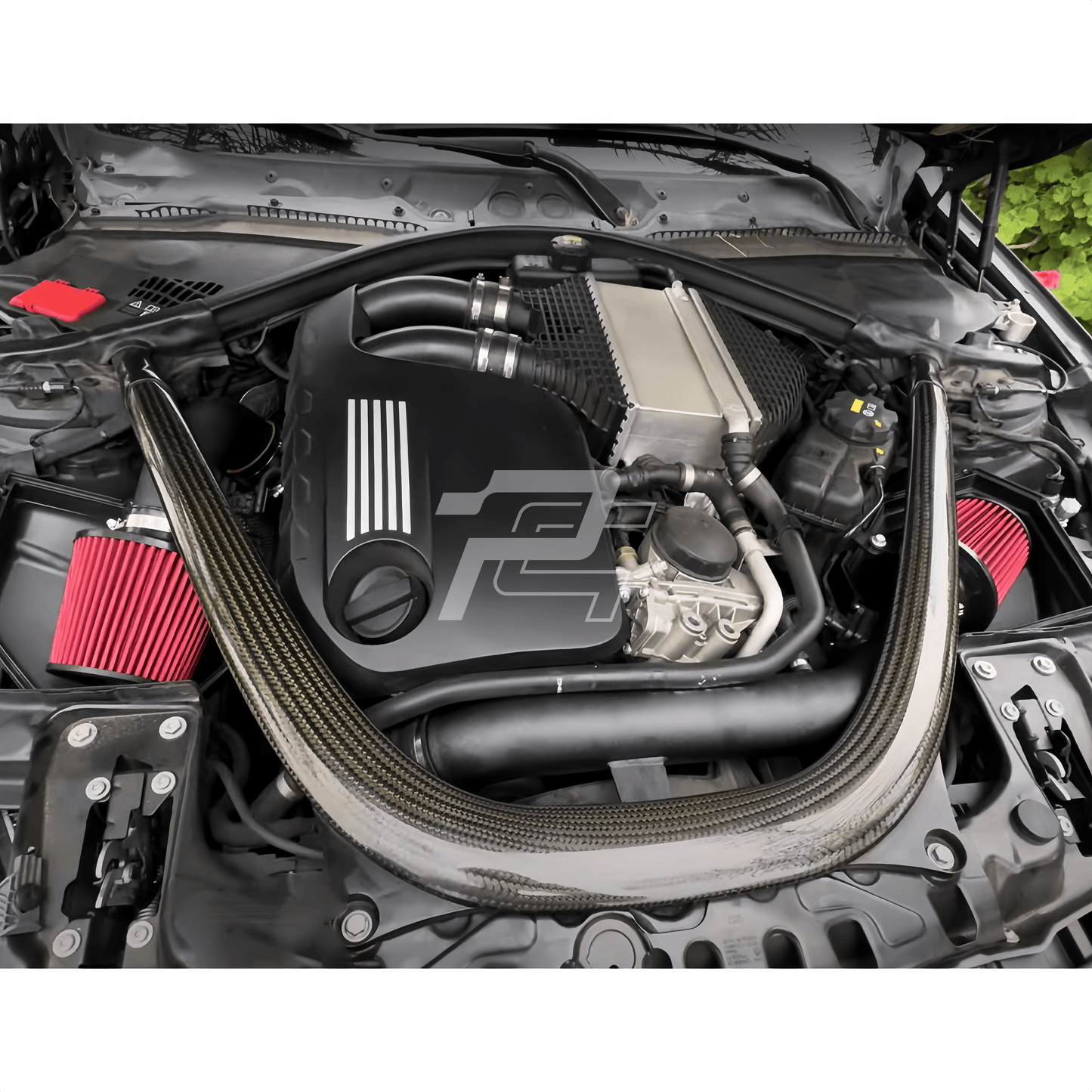 S55 Aluminum Top Mount Cold Air Intake Kit - BMW M2C F87 & M3 F80 & M4 F82/F83