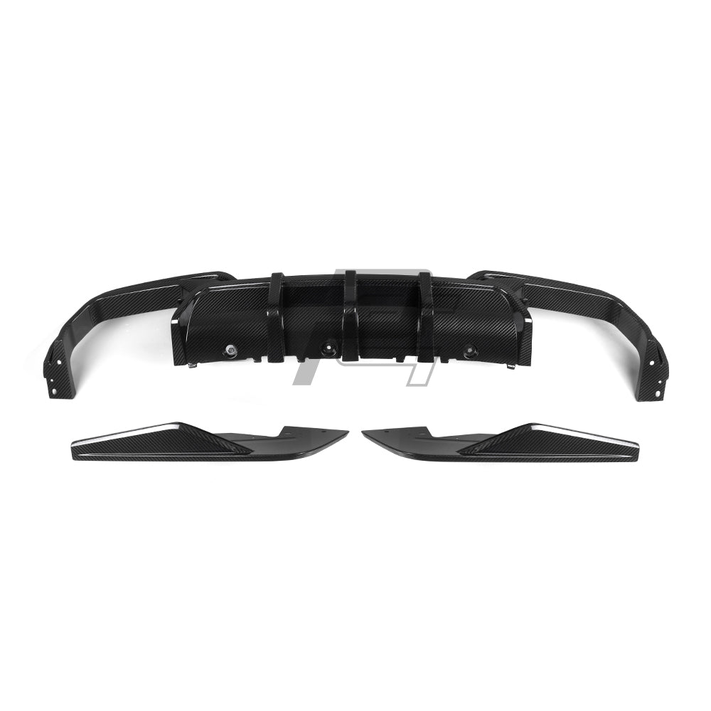SQ Style Carbon Fiber Diffuser - BMW M8 F91 & F92