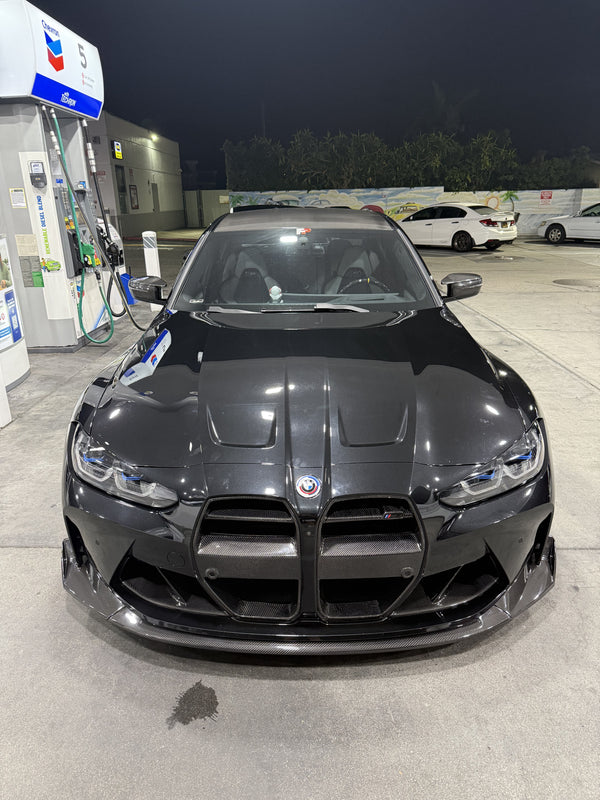 A fully upgraded G80 M3 front end featuring a complete aerodynamic package