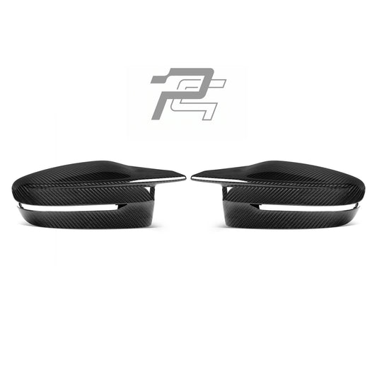 MP Style Dry Carbon Fiber Mirror Caps - BMW M2 G87 & M3 G80/G81 & M4 G82/G83 & M240i G42 & M440i/i4 M50 G26
