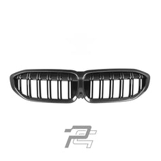 Dual Slat Dry Carbon Fiber Front Grille – BMW 3 Series Pre-LCI G20