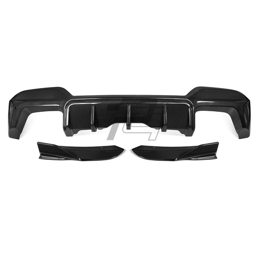 SQ Style Carbon Fiber Rear Diffuser - BMW X3M F97 LCI