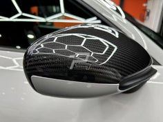 Dry Carbon Fiber Mirror Caps – Porsche 911 992 & Taycan 9J1
