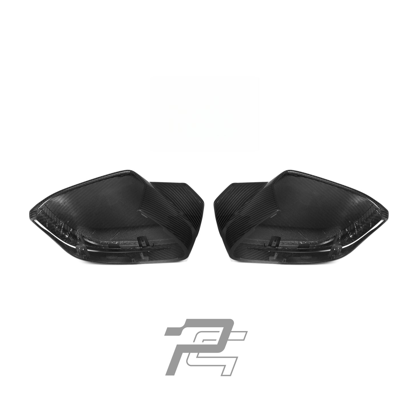 MP Style Dry Carbon Fiber Mirror Caps - BMW M5 G90/G99 & 5 Series i5 G60/G61 & 7 Series G70 & X3 G45