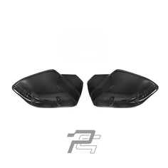 MP Style Dry Carbon Fiber Mirror Caps - BMW M5 G90/G99 & 5 Series i5 G60/G61 & 7 Series G70 & X3 G45