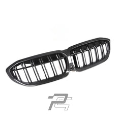 Dual Slat Dry Carbon Fiber Front Grille – BMW 3 Series Pre-LCI G20