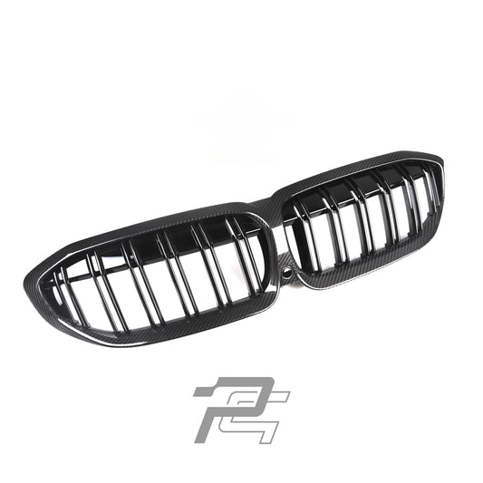 Dual Slat Dry Carbon Fiber Front Grille – BMW 3 Series Pre-LCI G20