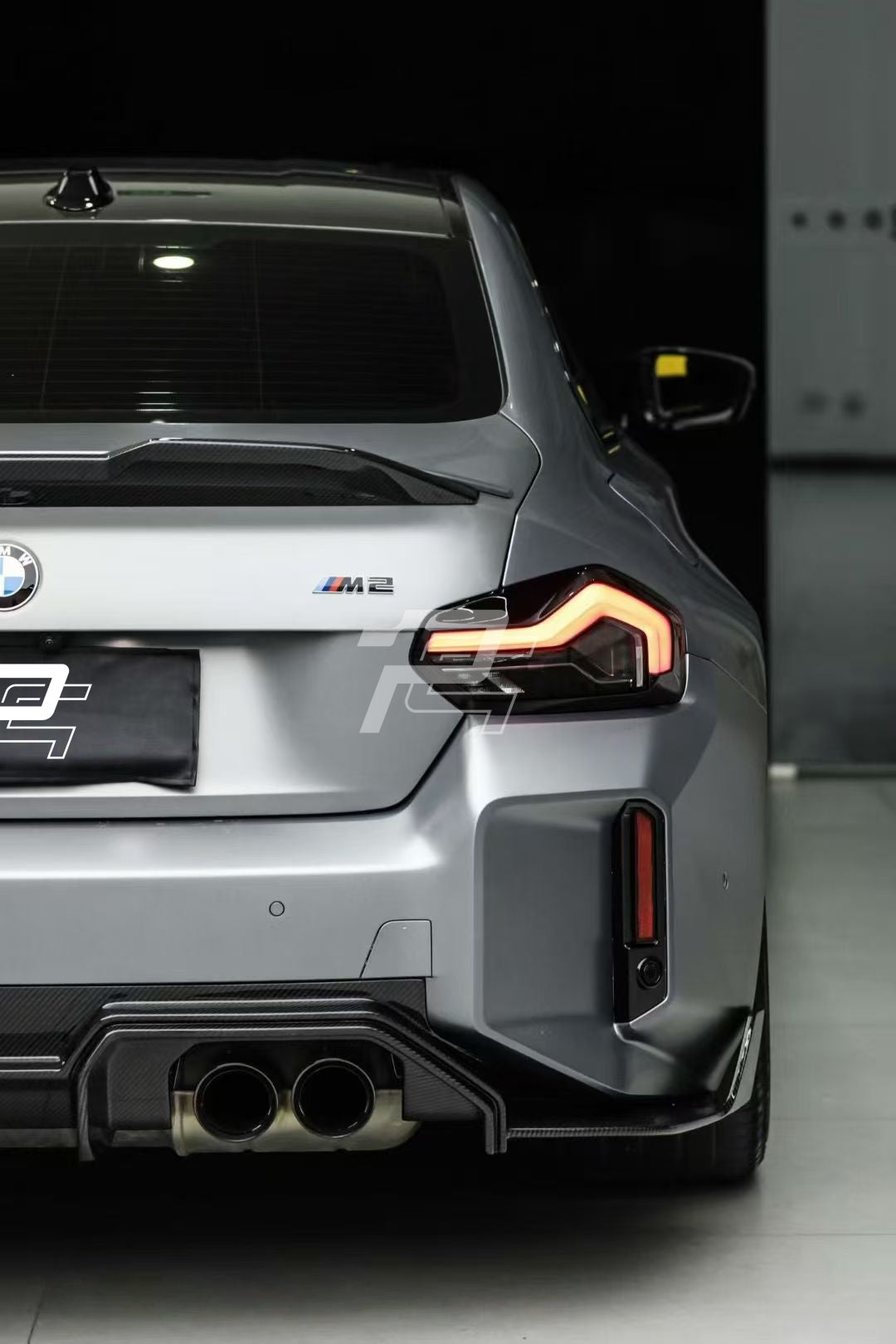 AD Style Dry Carbon Fiber Rear Diffuser V1 - BMW M2 G87