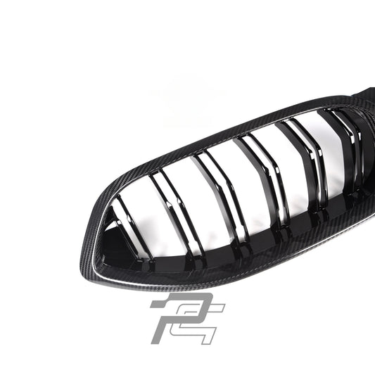 Dual Slat Dry Carbon Fiber Front Grille – BMW BMW M8 F91 F92 F93