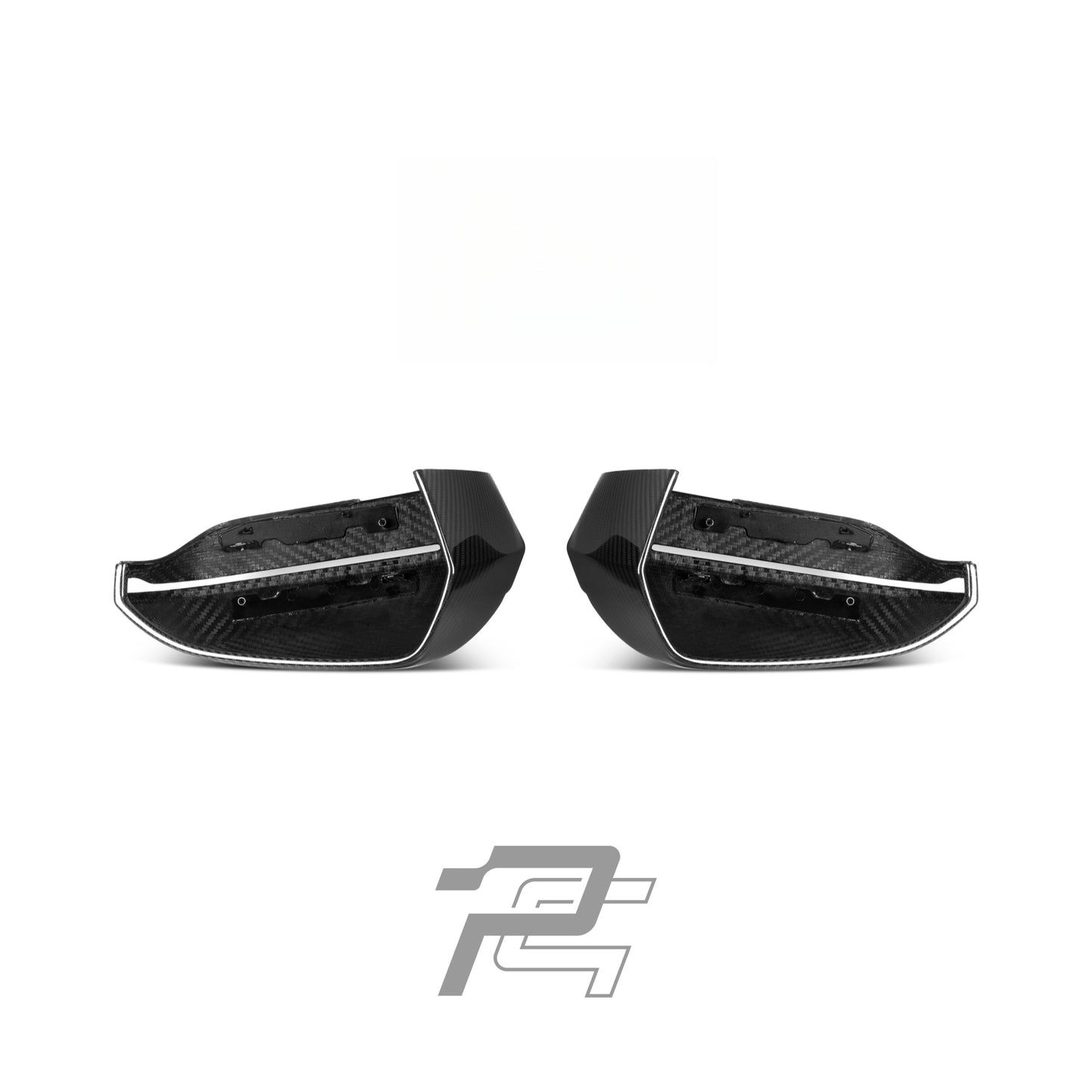 OEM Style Dry Carbon Fiber Mirror Caps - BMW M5 G90/G99 & 5 Series i5 G60/G61 & 7 Series G70 & X3 G45