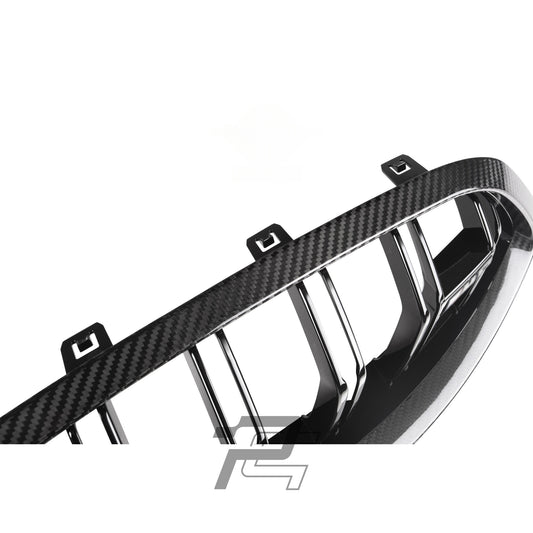 Dual Slat Dry Carbon Fiber Front Grille – BMW BMW M8 F91 F92 F93