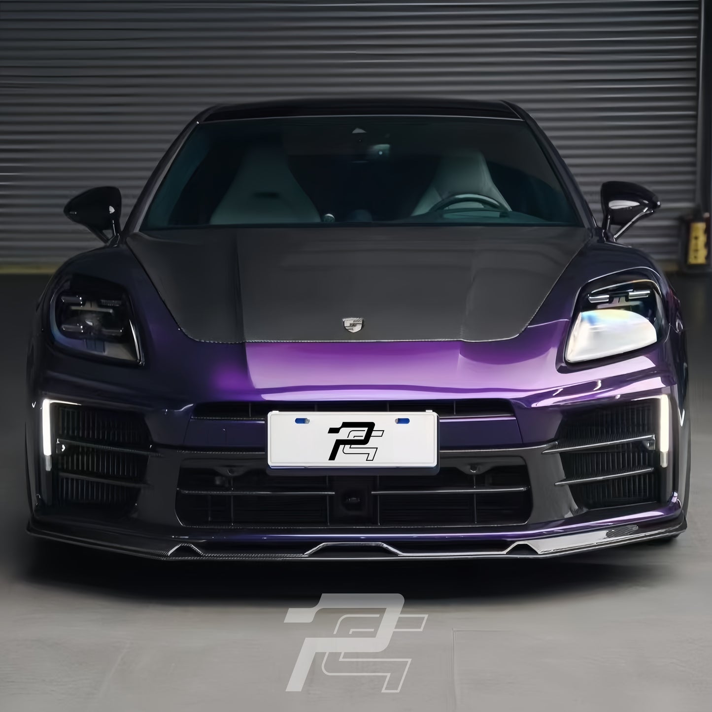 OEM Style Dry Carbon Fiber Engine Hood - Porsche Panamera 976
