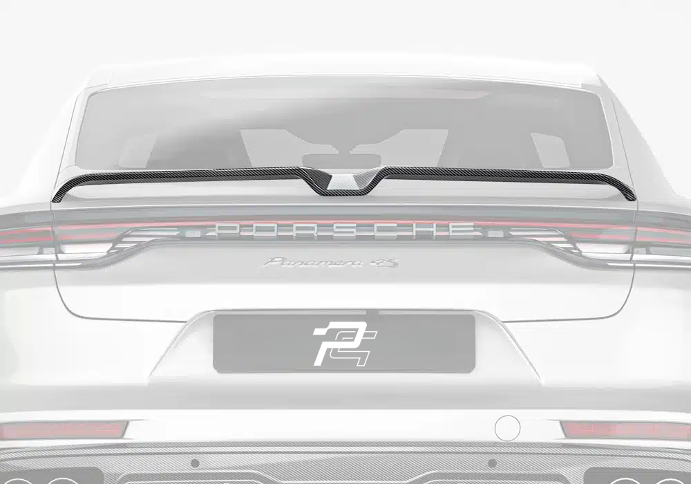 P Style Dry Carbon Fiber Rear Spoiler - Porsche Panamera 971