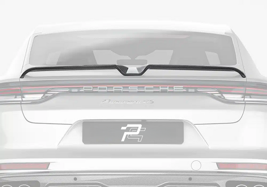 P Style Dry Carbon Fiber Rear Spoiler - Porsche Panamera 971