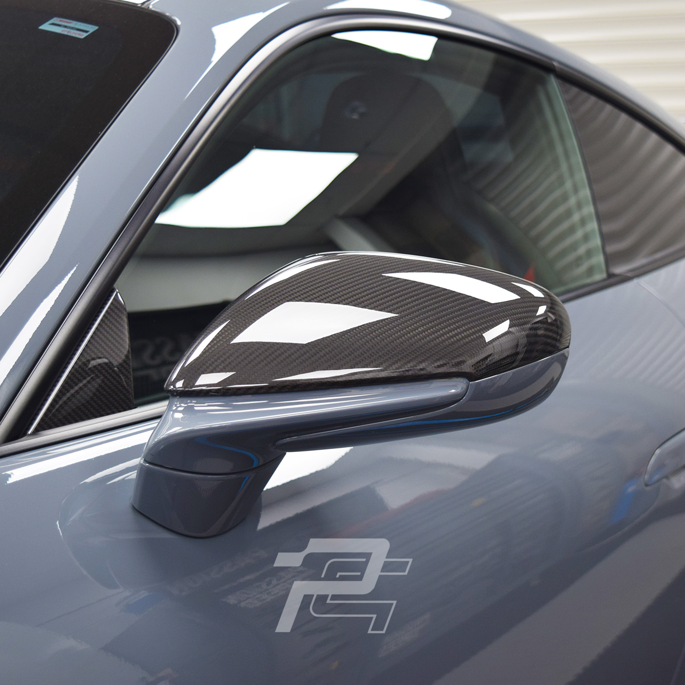 Dry Carbon Fiber Mirror Caps – Porsche 911 992 & Taycan 9J1