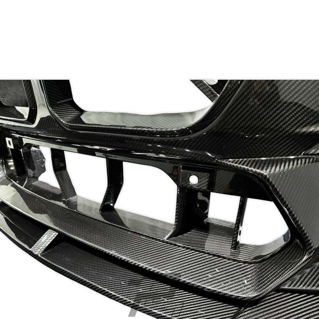 AD Style Full Carbon Fiber Front Bumper - BMW M2 G87