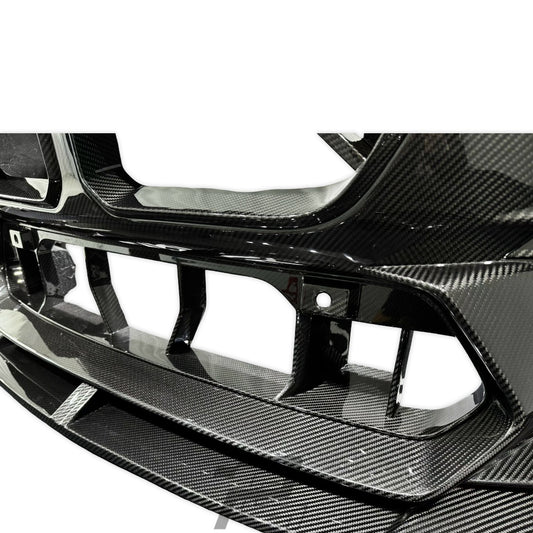 AD Style Full Carbon Fiber Front Bumper - BMW M2 G87