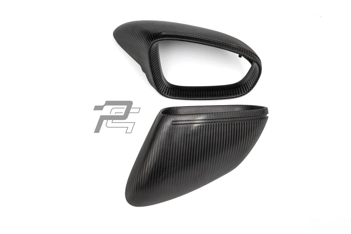 Dry Carbon Fiber Mirror Caps – Porsche 911 992 & Taycan 9J1