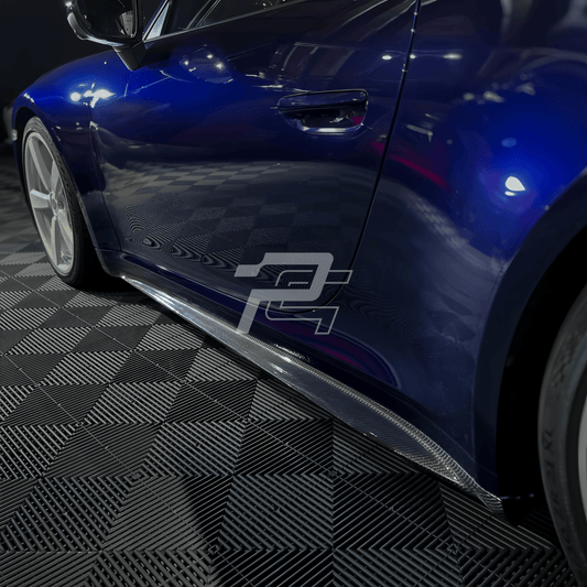 GT3 Style Dry Carbon Fiber Side Skirt - Porsche 911 992.1 Carrera/4/S/T/4S/Targa/GTS/GT3