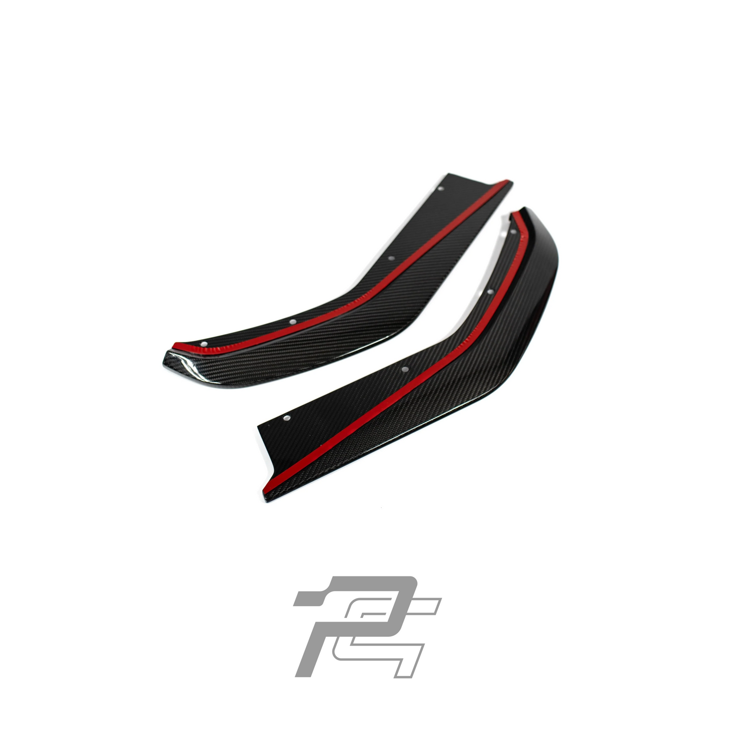 MHC Style Dry Carbon Fiber Rear Side Splitter Extention Trim - BMW M3 G80/G81 & M4 G82/G83