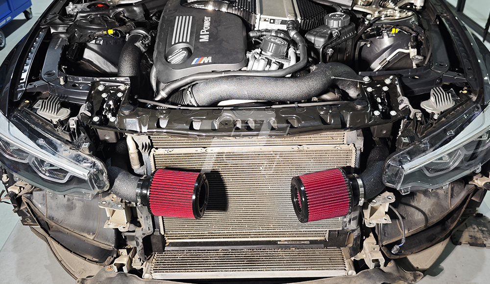 S55 Aluminum Front Mount Air Intake Kit - BMW M2C F87 & M3 F80 & M4 F82/F83