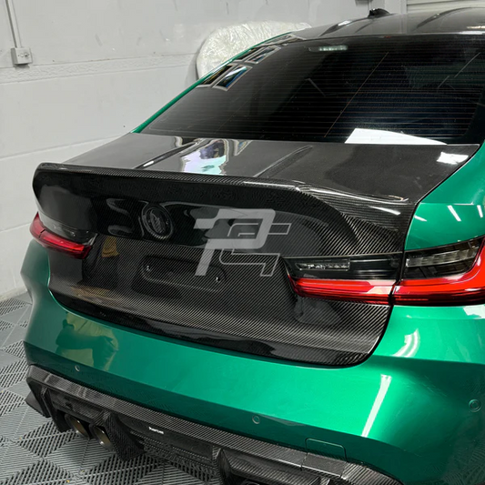 CSL Style Dry Carbon Fiber Rear Trunk Lid - BMW M3 G80 & 3 Series G20