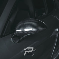 Dry Carbon Fiber Mirror Caps – Porsche 991 & 981 & 982