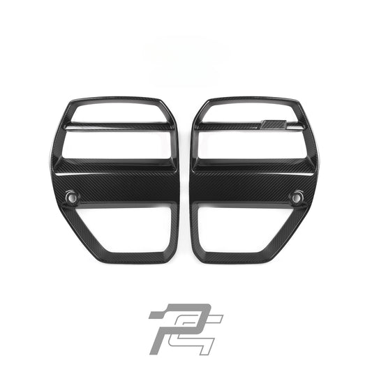 V Style Dry Carbon Fiber Front Grille - BMW M3 G80/G81 & M4 G82/G83