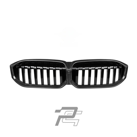 Single Slat Dry Carbon Fiber Front Grille – BMW 3 Series LCI G20