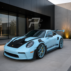 Custom Painted LWCB Seat Belt Pass Through Trim - Porsche 991 & 992 & 718 Lightweight Carbon Bucket Seats