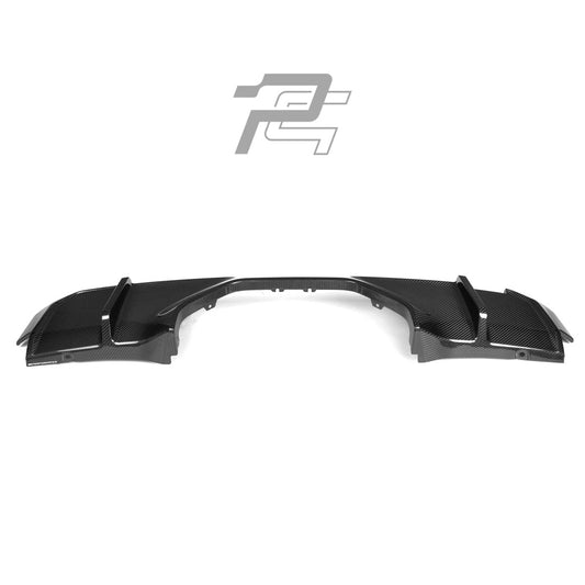 MP Exhaust Style Carbon Fiber Rear Diffuser - BMW M3 G80/G81 & M4 G82/G83