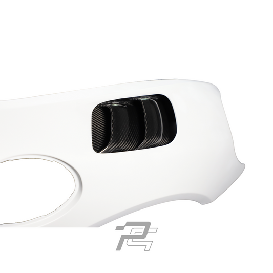 GT4RS Style Dry Carbon Fiber Front Fender - Porsche 718 & GT4/RS & Spyder/RS