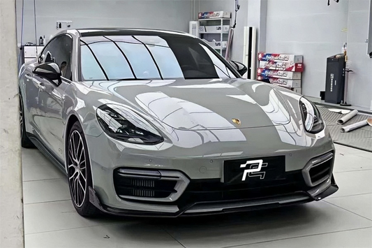 KDA Style Dry Carbon Fiber Front Lip - Porsche Panamera 971 Sport Design