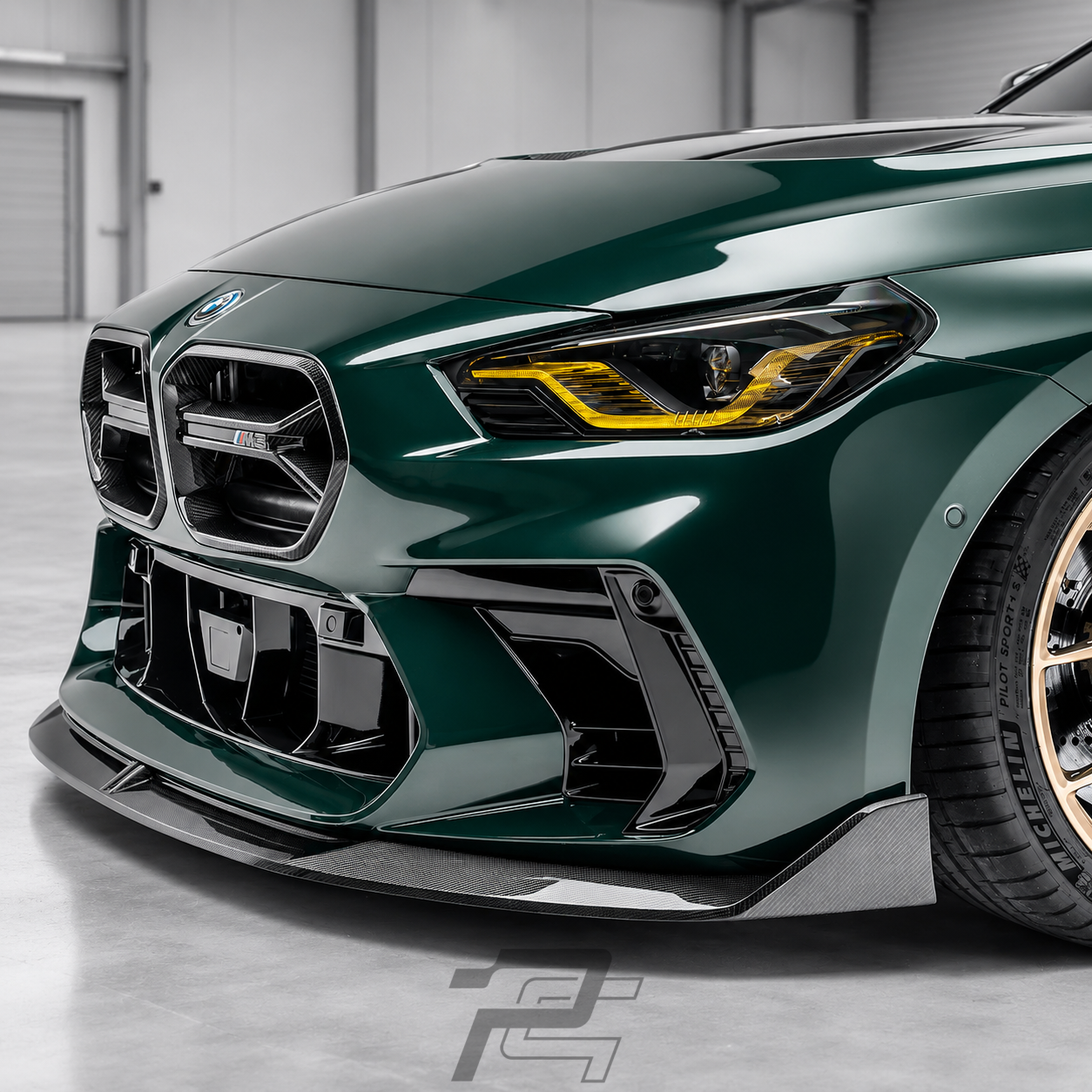 AD Style Full Carbon Fiber Front Bumper - BMW M2 G87