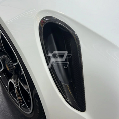 Dry Carbon Fiber Rear Side Air Vent Scoop Covers - Porsche 911 992 Turbo/S & GT3RS