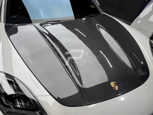 TP Style Dry Carbon Fiber Engine Hood - Porsche Panamera 971