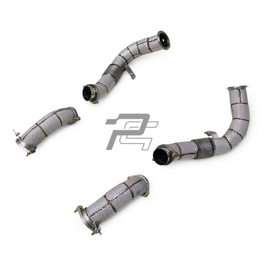 S68 Downpipes – BMW X5/X6/X7 M60i G05 G06 G07 LCI & XM G09