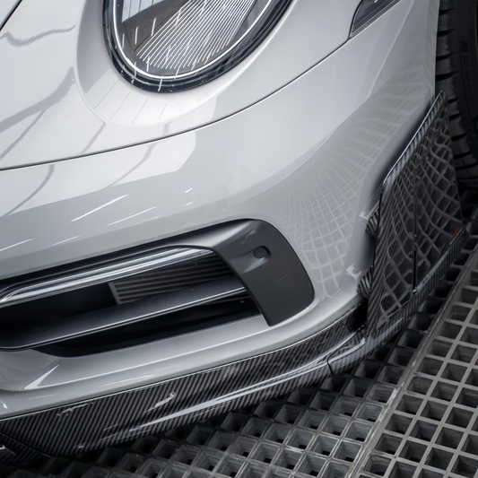 AE Style Dry Carbon Fiber Front Lip – Porsche 911 992.1 Carrera / S / 4 / 4S / T / GTS