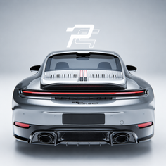 OD Style Dry Carbon Fiber Rear Diffuser - Porsche 911 992.2