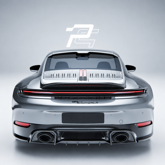 OD Style Dry Carbon Fiber Front Lip - Porsche 911 992.2