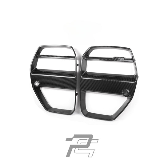 V Style Dry Carbon Fiber Front Grille - BMW M3 G80/G81 & M4 G82/G83
