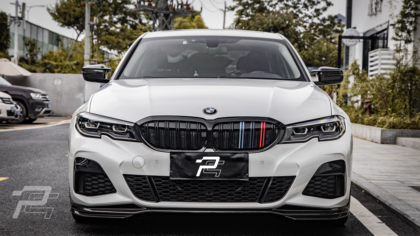 MP Style Dry Carbon Front Lip - BMW 3 Series Pre-LCI G20