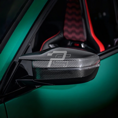 MP Style Dry Carbon Fiber Mirror Caps - BMW M2 G87 & M3 G80/G81 & M4 G82/G83 & M240i G42 & M440i/i4 M50 G26