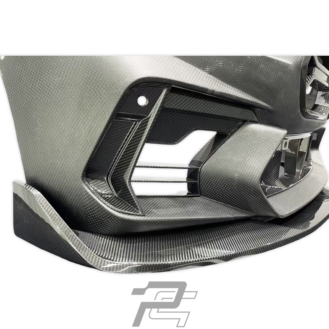 AD Style Full Carbon Fiber Front Bumper - BMW M2 G87