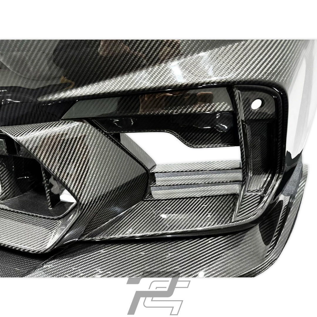 AD Style Full Carbon Fiber Front Bumper - BMW M2 G87
