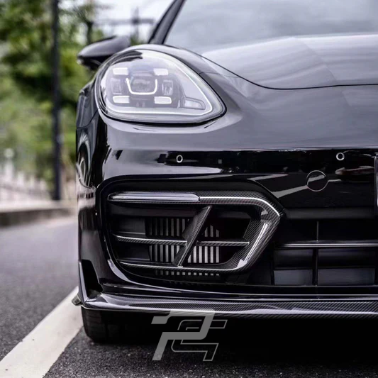 Dry Carbon Fiber Air Inlet Ducts Vent Trim – Porsche Panamera 971.2 Non-Sport Design