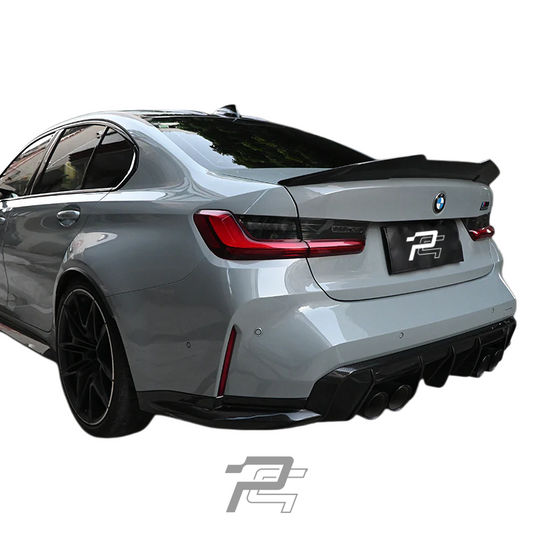 PSM Style Dry Carbon Fiber Trunk Spoiler - BMW M3 G80 & G20 3 Series