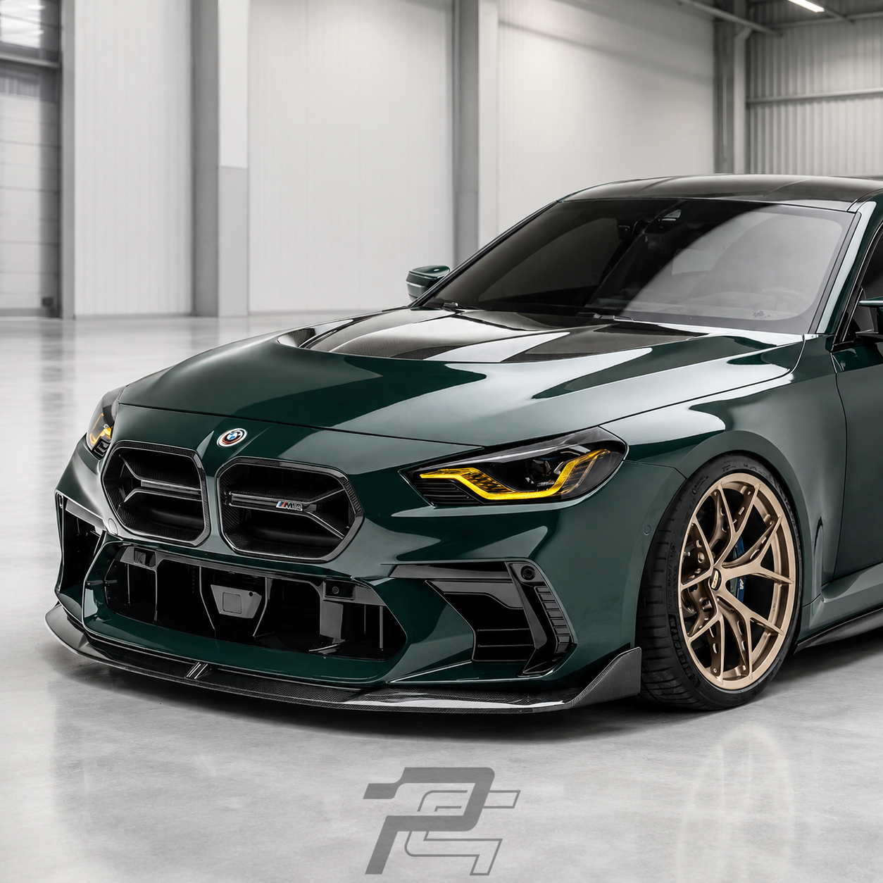 AD Style Full Carbon Fiber Front Bumper - BMW M2 G87