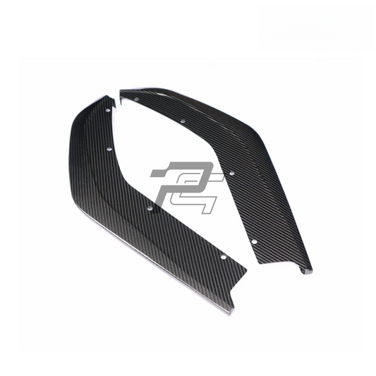 MHC Style Dry Carbon Fiber Rear Side Splitter Extention Trim - BMW M3 G80/G81 & M4 G82/G83